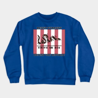 Resist Tyranny (Large Design) Crewneck Sweatshirt